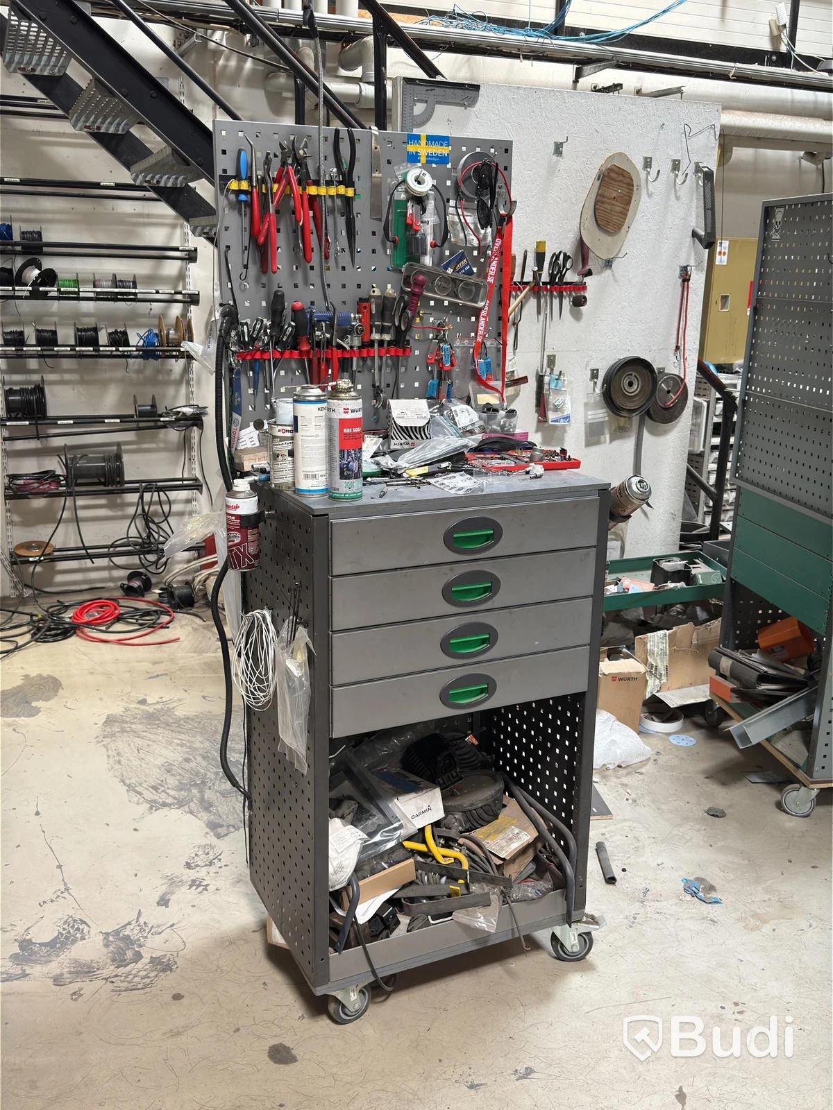 System Edström tool trolley with tools and contents