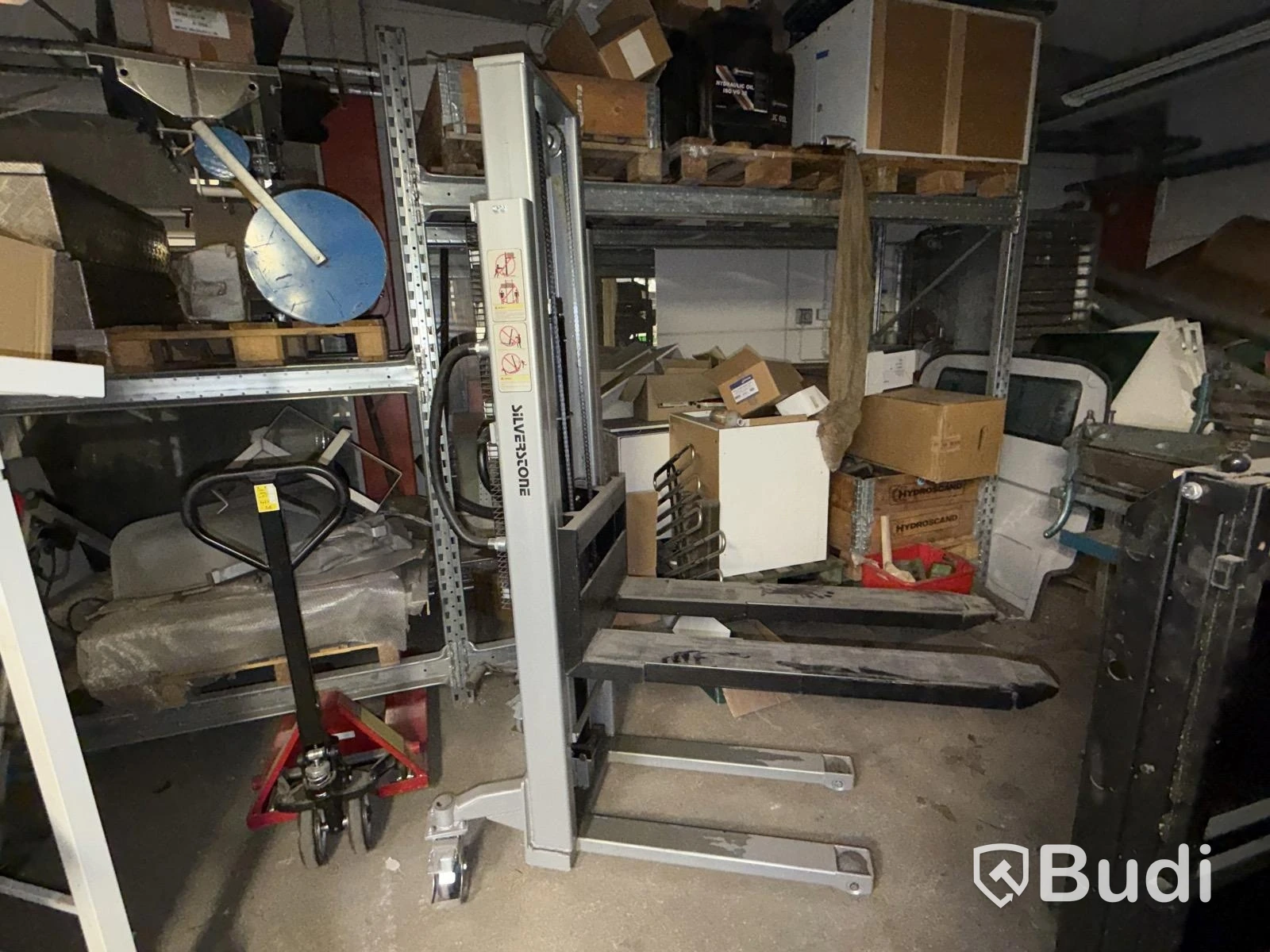 High-lift pallet stacker, Silverstone ES1025, 1000 kg, 2.5 m