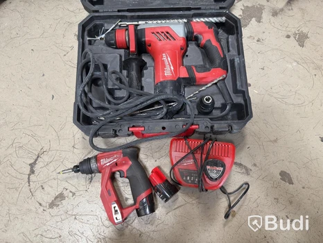 Borrhammare samt skruvdragare, Milwaukee PLH 28 XE / M12 FDDX