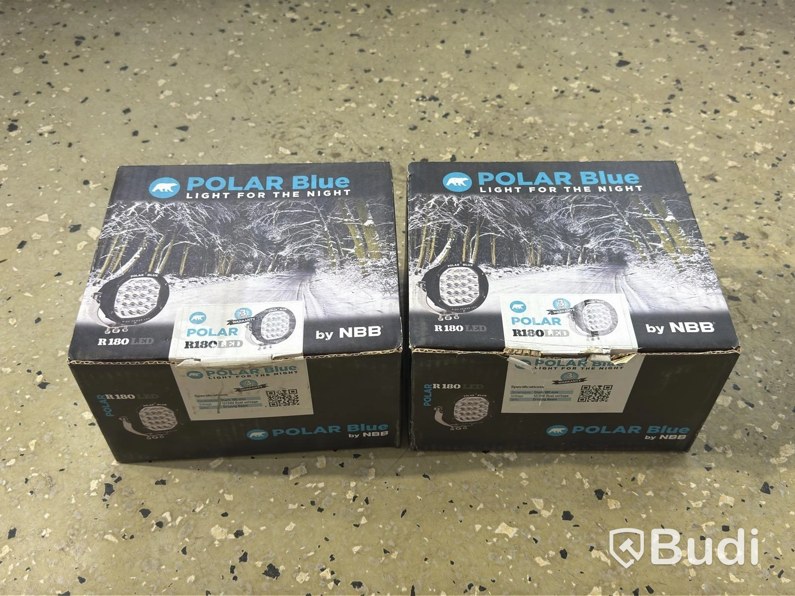 Driving lights Polar Blue R180 LED, 2 pcs
