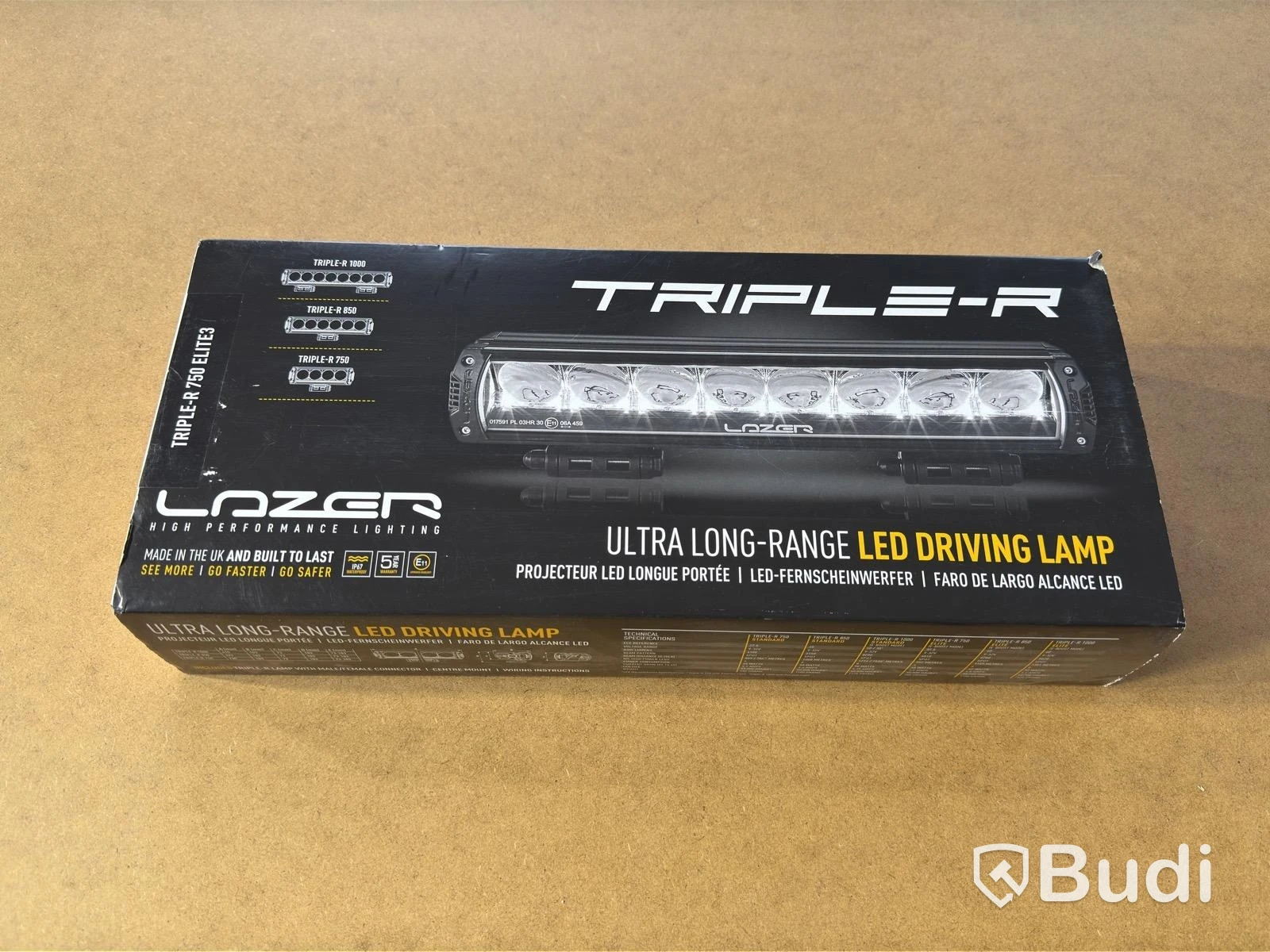 LED light bar Lazer Triple-R 750 Elite3, black