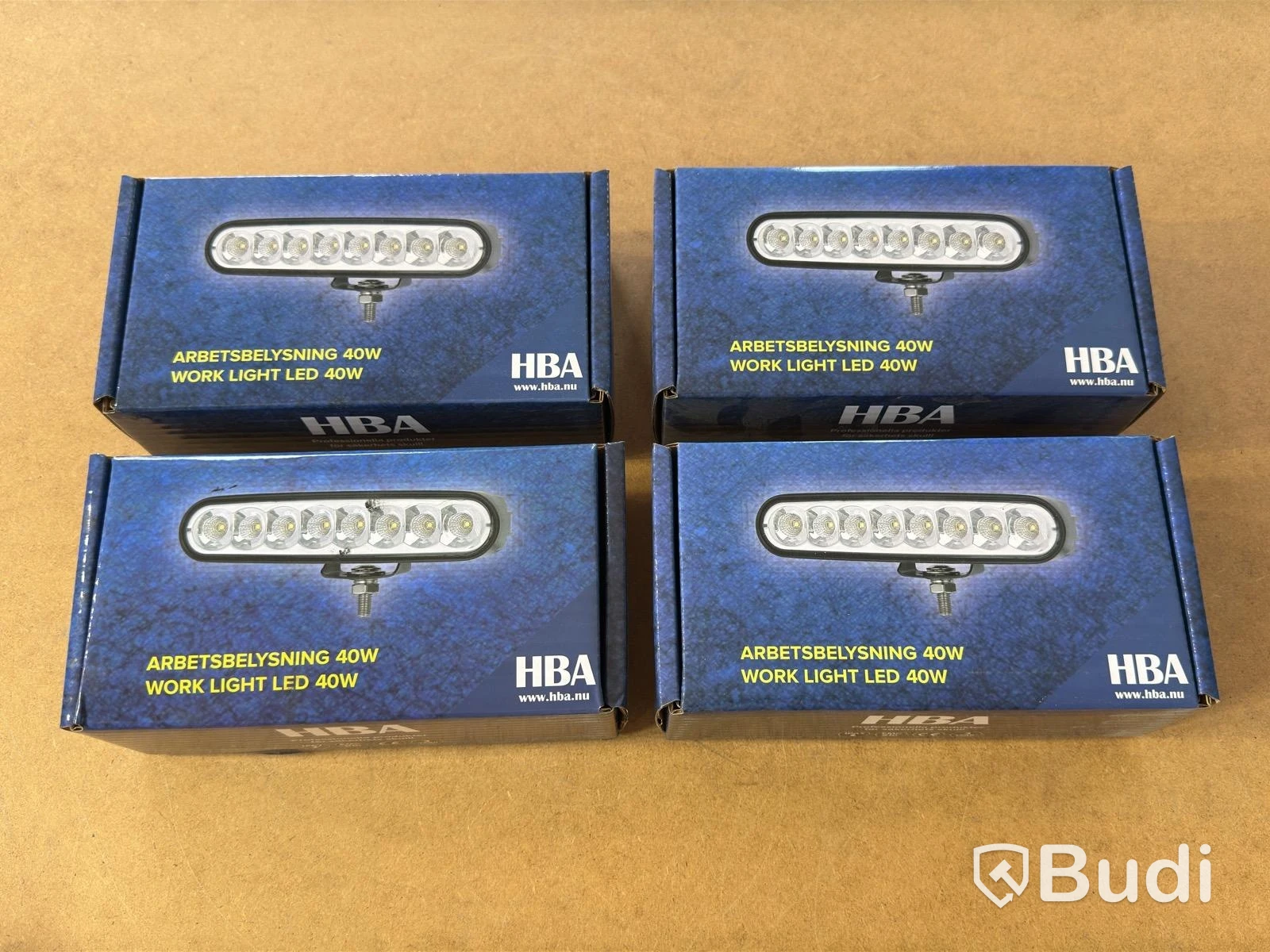 HBA Work Lights, 40 W, 4 pcs