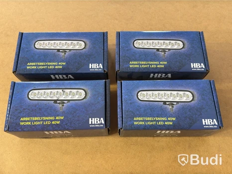 Arbetsbelysning HBA 40 W, 4-pack