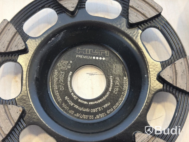 13 st slipskålar 125 mm