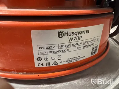 Våtsug med pump Husqvarna W70P