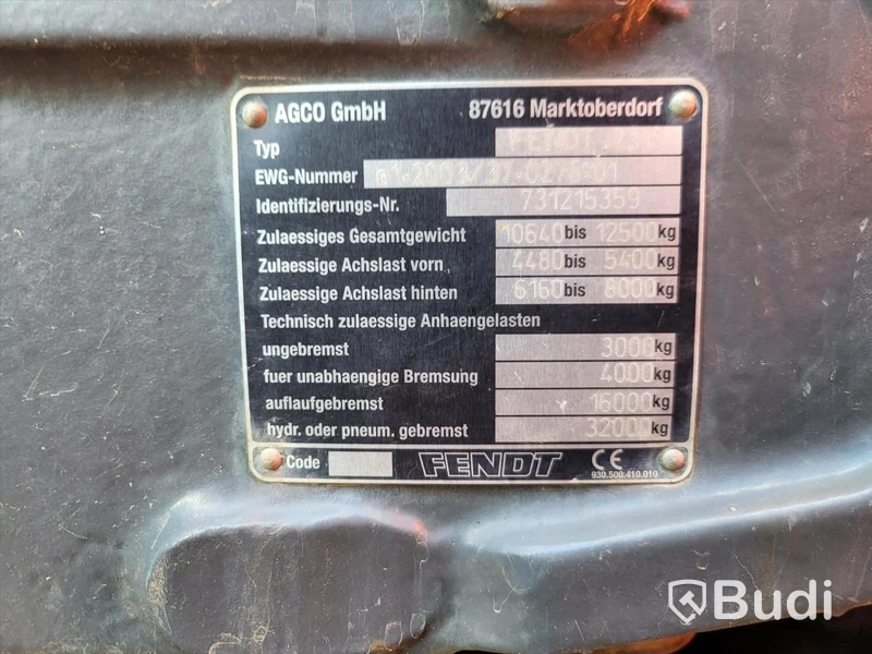 Traktor Fendt 820 Vario TMS med dubbelmontage - 2009
