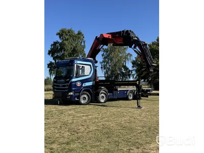Site Cabin Truck Scania R500 12.7 8x2-6 -2018 | Palfinger 135