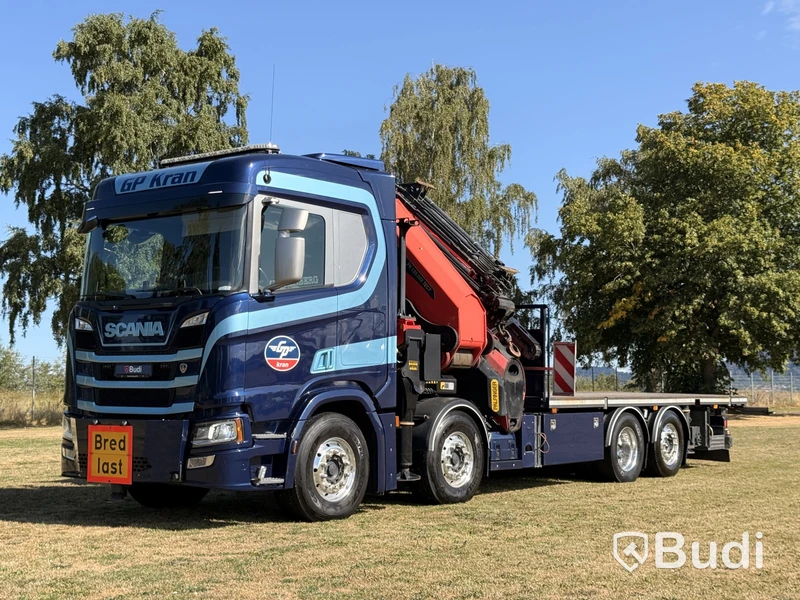 Site Cabin Truck Scania R500 12.7 8x2-6 -2018 | Palfinger 135