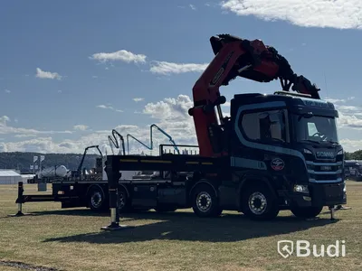 Site Cabin Truck Scania R500 12.7 8x2-6 -2018 | Palfinger 135