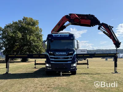 Site Cabin Truck Scania R500 12.7 8x2-6 -2018 | Palfinger 135