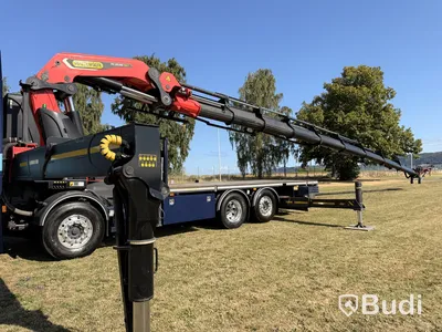 Site Cabin Truck Scania R500 12.7 8x2-6 -2018 | Palfinger 135