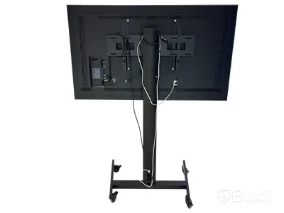 TV-skärm Samsung, QM65R-B, 65 tum 4k inkl. TV-ställ på hjul