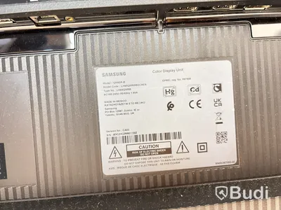 TV-skärm Samsung, QM65R-B, 65 tum 4k inkl. TV-ställ på hjul