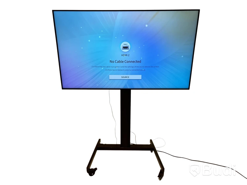 TV-skärm Samsung, QM65R-B, 65 tum 4k inkl. TV-ställ på hjul