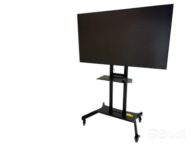 TV-skärm Samsung, QB65R, 65 tum 4K inkl. TV-ställ på hjul