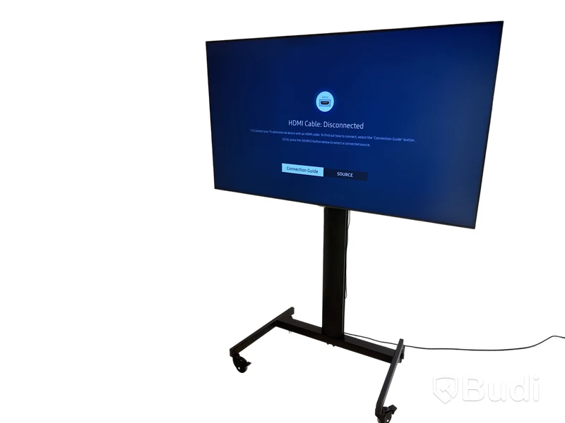 TV-skärm Samsung, BE65A-H, 65 tum 4K inkl. TV-ställ på hjul