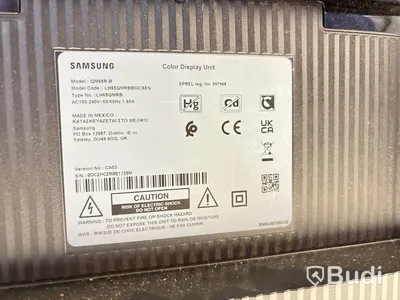 TV-skärm Samsung, QM65R-B, 65 tum 4K inkl. TV-ställ på hjul