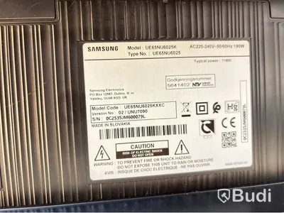 TV-skärm Samsung UE65NU6025K, 65 tum