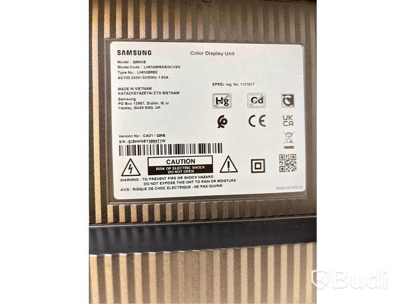 TV-skärm Samsung QM65B, 65 tum