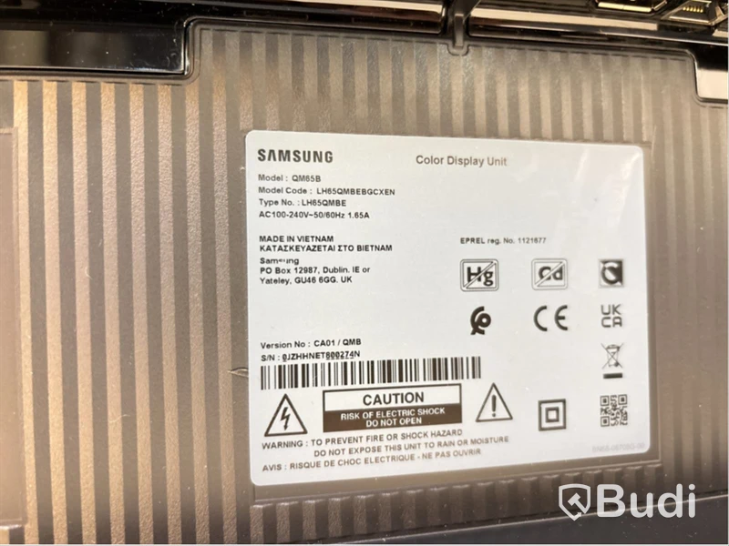 TV-skärm Samsung QM65B, 65 tum