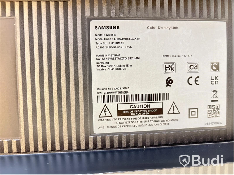 TV-skärm Samsung QM65B, 65 tum