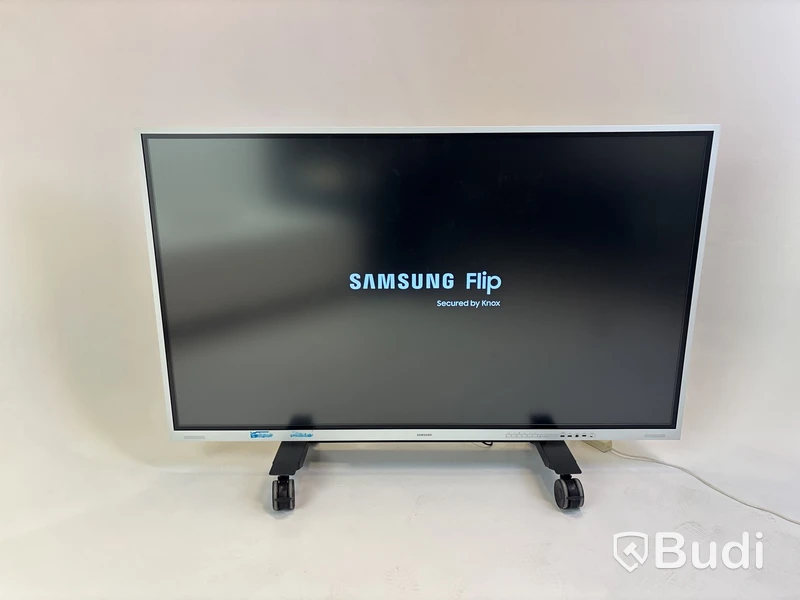 Skärm Samsung Flip, WM85B 85 tum touchskärm inkl. TV-ställ på hjul