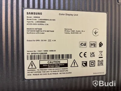 Skärm Samsung Flip WM85B 85 tum touchskärm inkl. TV-ställ på hjul