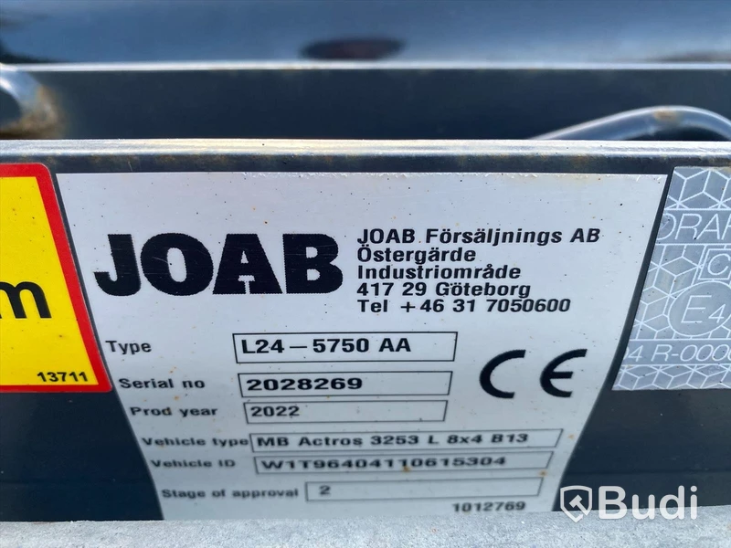 Lastbil MERCEDES-BENZ AROCS -2022 | DIESEL Mätarställning (km): 98351km