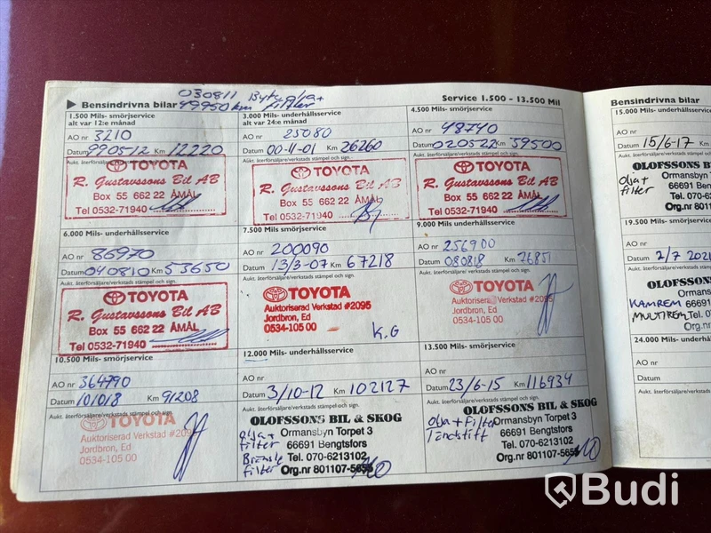 Personbil TOYOTA COROLLA -1998 | BENSIN Full s-bok