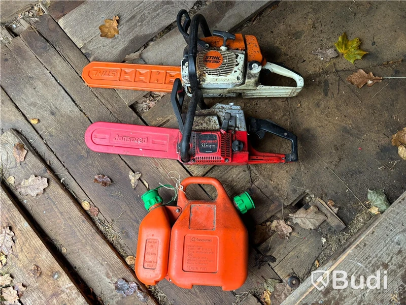 2 st. motorsågar Stihl och Jonsered