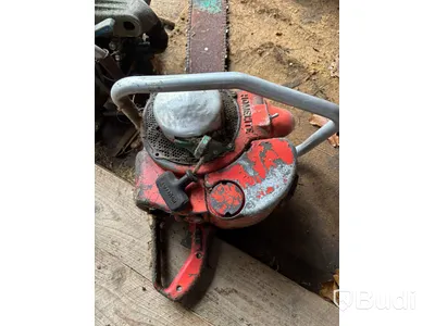 3 st. antika motorsågar