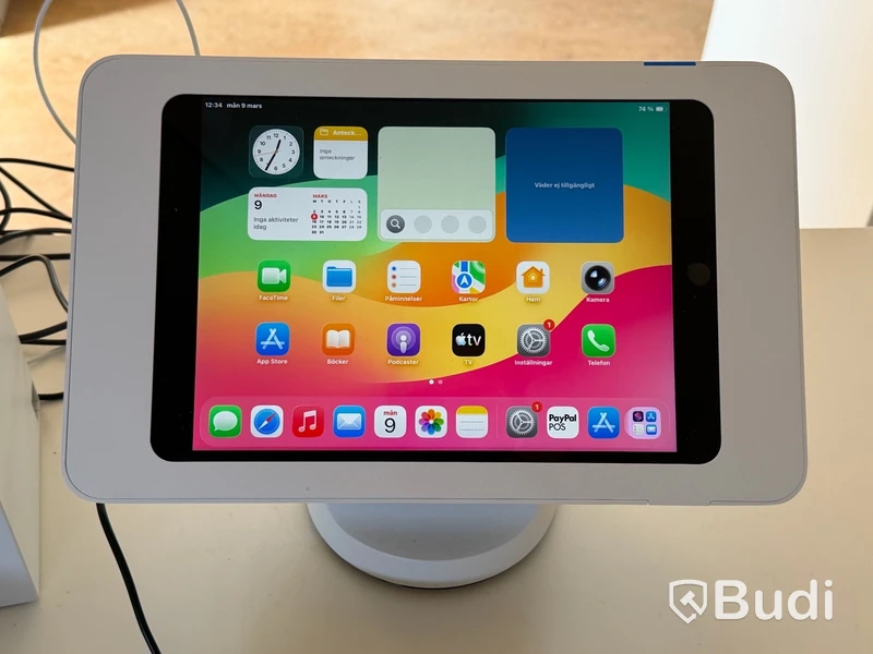 Kassasystem med iPad gen 9, kortläsare, kvittoskrivare och streckkodsläsare