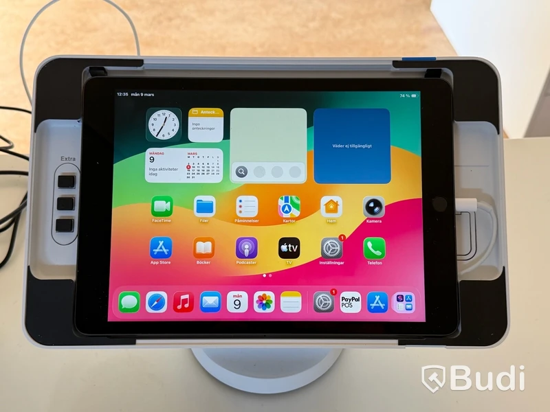 Kassasystem med iPad gen 9, kortläsare, kvittoskrivare och streckkodsläsare