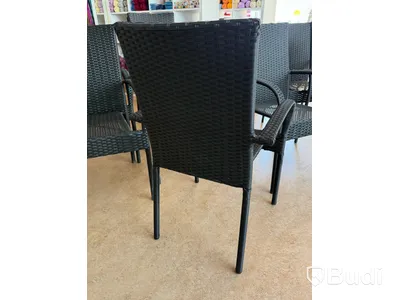 12 st stolar för utomhusbruk