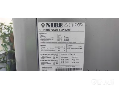 Nibe F 2020 med tank