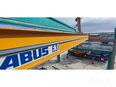 Traversbalk Abus 6.3 ton med 2 st. tillhörande transportbanor