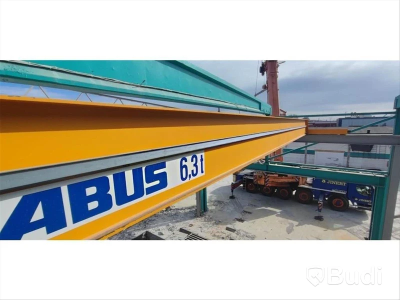 Traversbalk Abus 6.3 ton med 2 st. tillhörande transportbanor