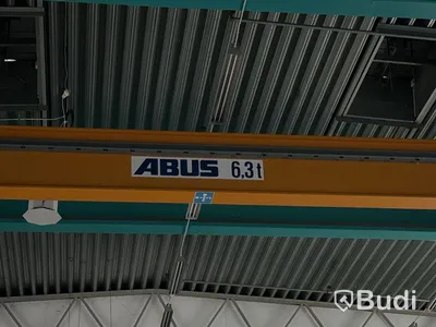 Traversbalk Abus 6.3 ton med 2 st. tillhörande transportbanor