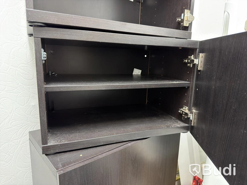 Förvaringsskåp IKEA BESTÅ, svartbrun, 5 st