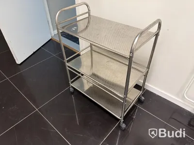 Rullvagn, rostfritt stål