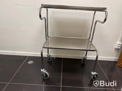 Rullvagn, rostfritt stål