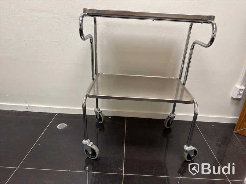 Rullvagn, rostfritt stål