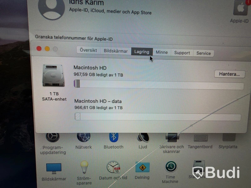 iMac Apple 21,5 tum, 2013, 8 GB RAM
