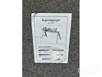 Träsvarv Clas Ohlsson 30-6531 inkl. kopieraggregat 30-3737