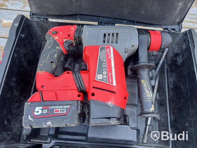 Borrhammare Milwaukee M18 CHPX, med 18 V batteri