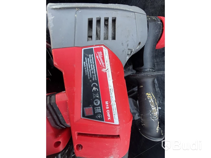 Borrhammare Milwaukee M18 CHPX, med 18 V batteri