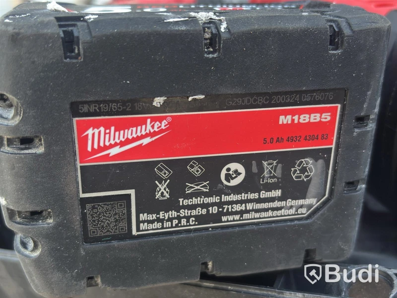 Borrhammare Milwaukee M18 CHPX, med 18 V batteri
