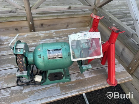 Bänkslip Kamasa-Tools 506 CBG, 370 W. 2 st pallbockar.
