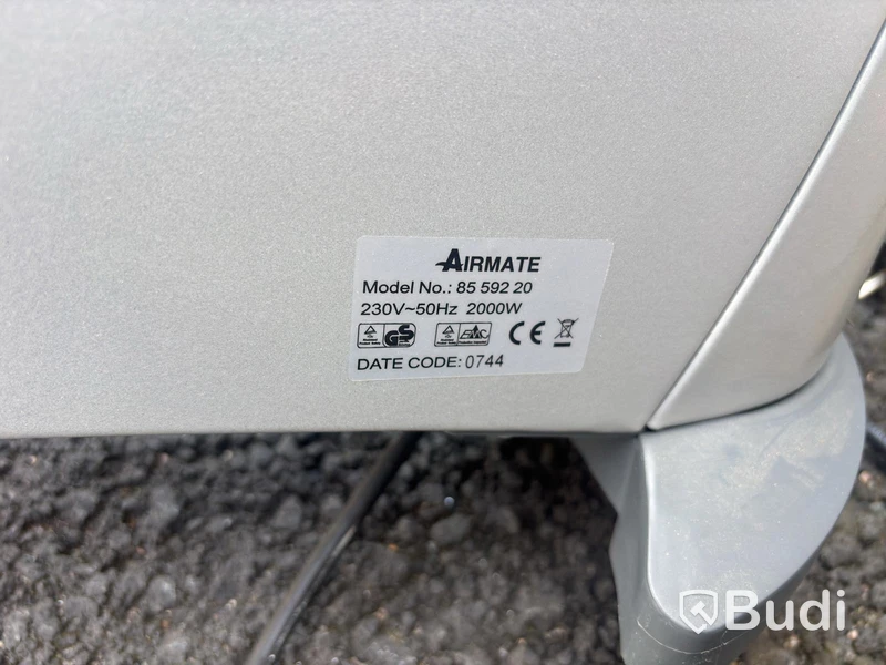3 heaters, 2000 W