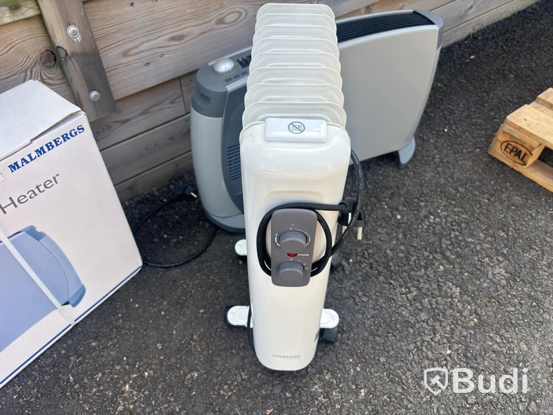 3 heaters, 2000 W